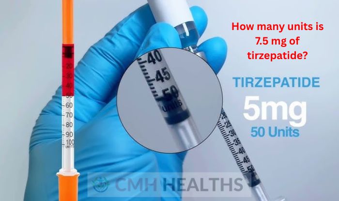 How many units is 7.5 mg of tirzepatide?