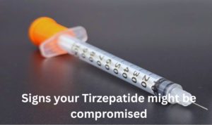 How long can compounded tirzepatide be out of the fridge