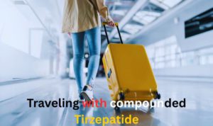 How long can compounded tirzepatide be out of the fridge