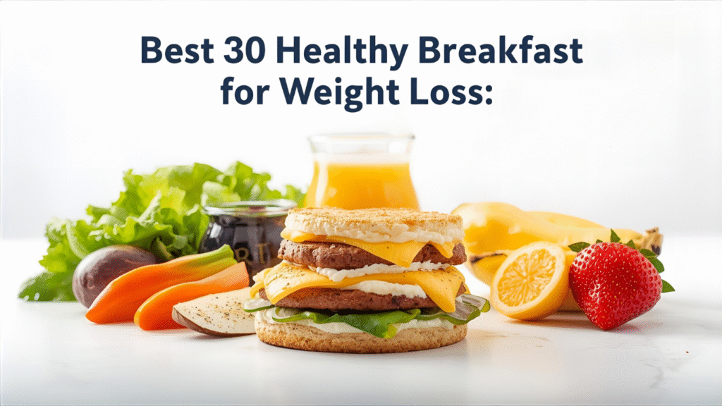Best 30 Healthy Breakfast for Weight Loss
