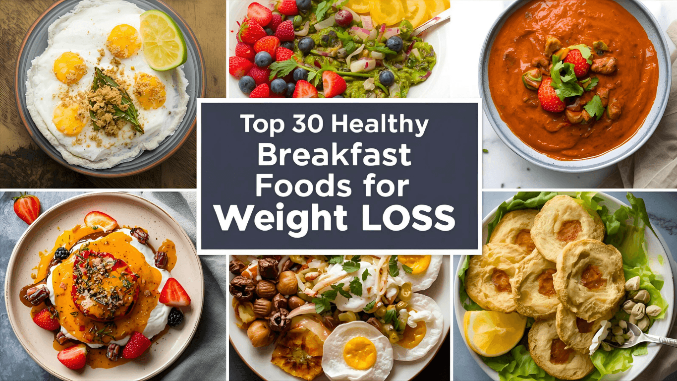 Top 30 Healthy Breakfast Foods for Weight Loss