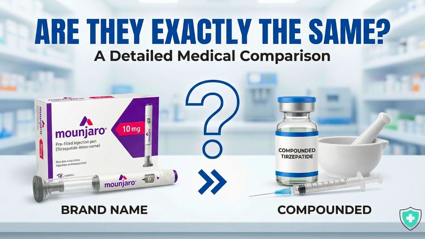 Is Compounded Tirzepatide the Same as Mounjaro
