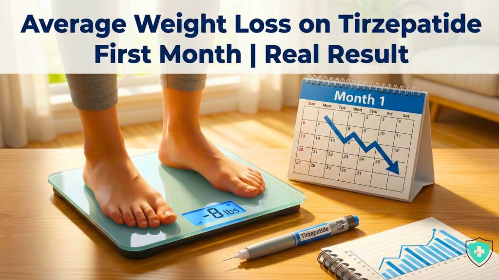 Average weight loss on tirzepatide first month
