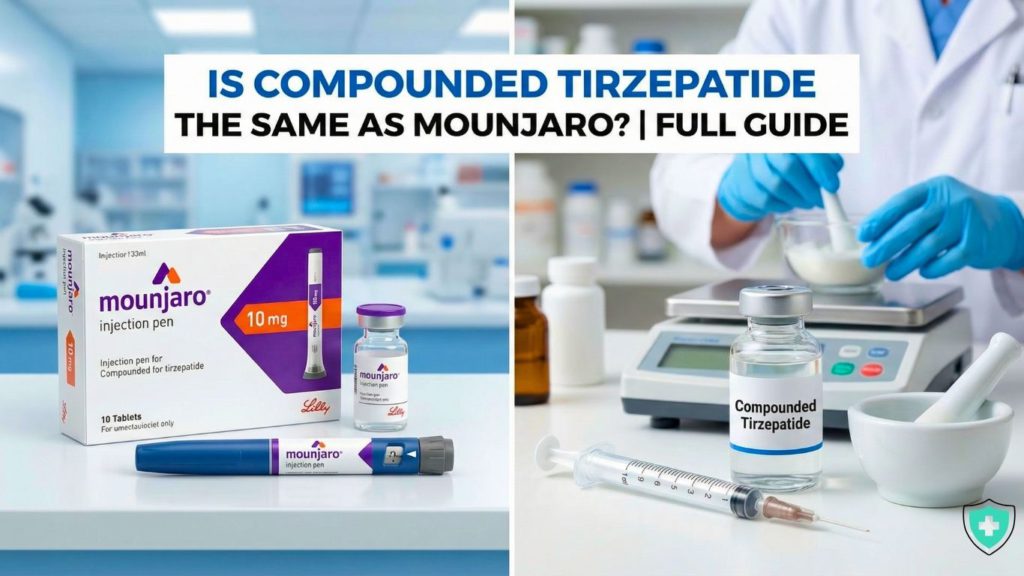 Is Compounded Tirzepatide the Same as Mounjaro