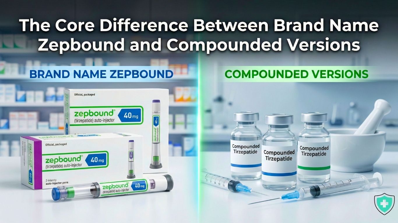 Difference Between Compounded Tirzepatide and Zepbound
